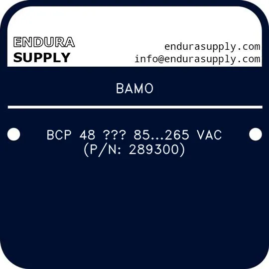 bamo-bcp-48-85265-vac-pn-289300