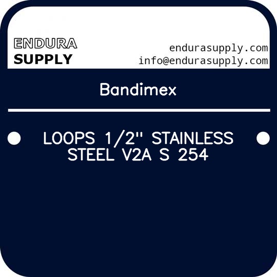 bandimex-loops-12-stainless-steel-v2a-s-254