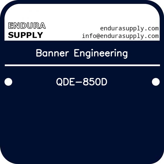 banner-engineering-qde-850d