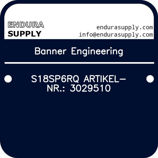 banner-engineering-s18sp6rq-artikel-nr-3029510