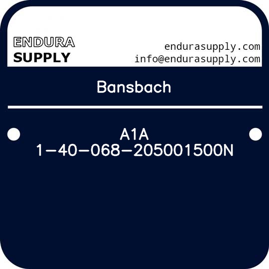 bansbach-a1a-1-40-068-205001500n