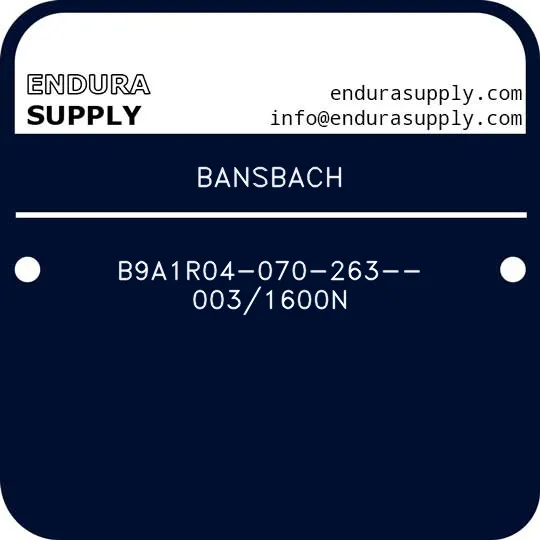 bansbach-b9a1r04-070-263-0031600n