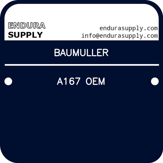 baumuller-a167-oem