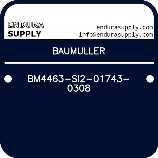 baumuller-bm4463-si2-01743-0308