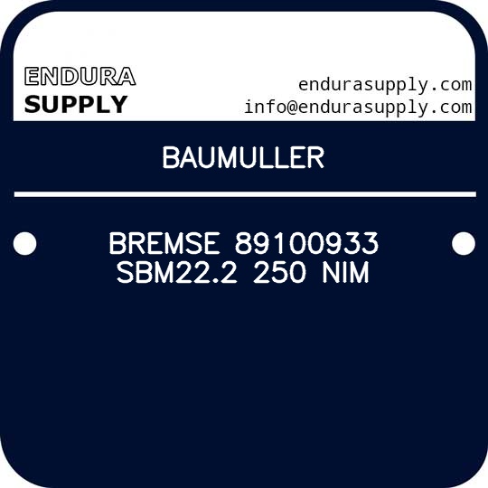 baumuller-bremse-89100933-sbm222-250-nim