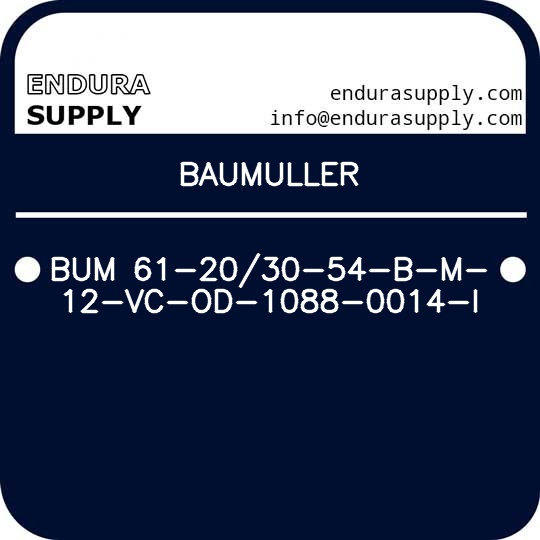 baumuller-bum-61-2030-54-b-m-12-vc-od-1088-0014-i