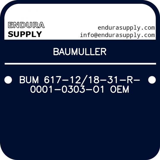 baumuller-bum-617-1218-31-r-0001-0303-o1-oem