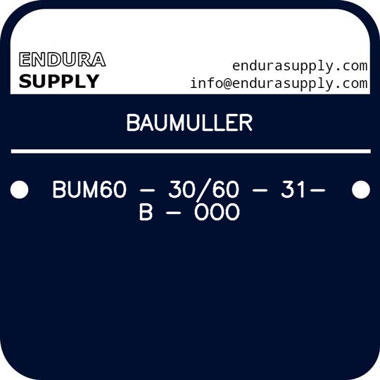 baumuller-bum60-3060-31-b-ooo