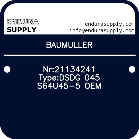 baumuller-nr21134241-typedsdg-045-s64u45-5-oem