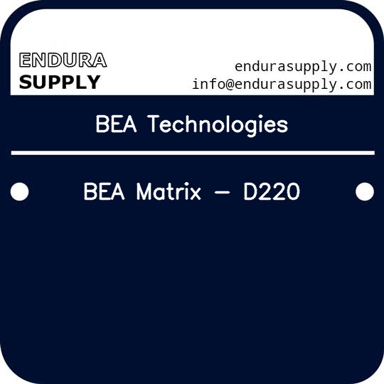 bea-technologies-bea-matrix-d220