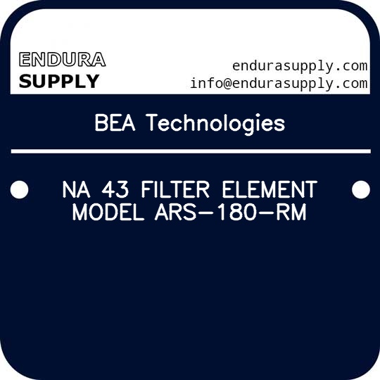 bea-technologies-na-43-filter-element-model-ars-180-rm