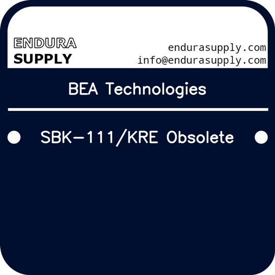 bea-technologies-sbk-111kre-obsolete