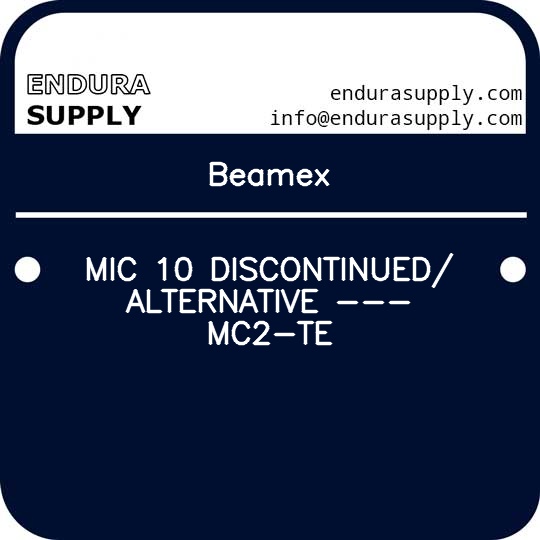 beamex-mic-10-discontinued-alternative-mc2-te