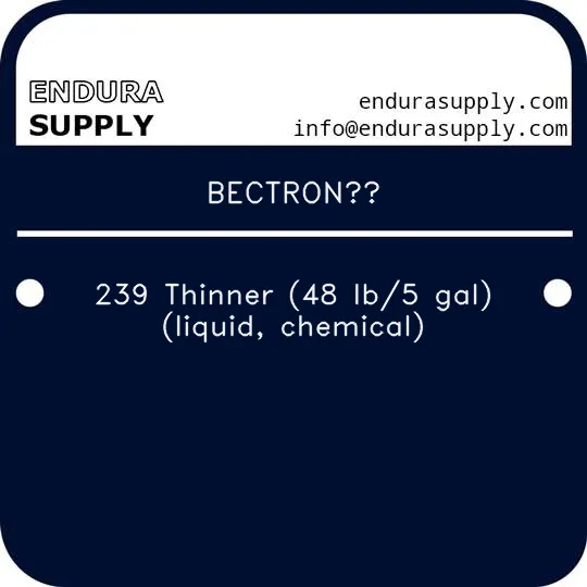 bectron-239-thinner-48-lb5-gal-liquid-chemical