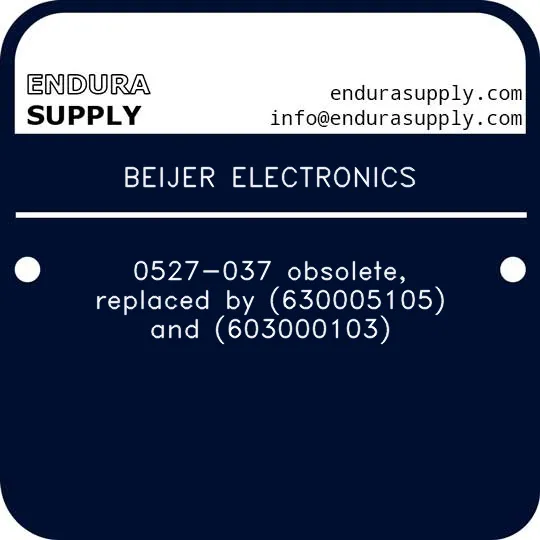 beijer-electronics-0527-037-obsolete-replaced-by-630005105-and-603000103