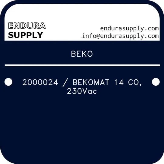 beko-2000024-bekomat-14-co-230vac