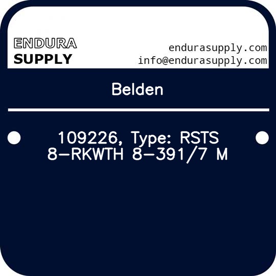 belden-109226-type-rsts-8-rkwth-8-3917-m