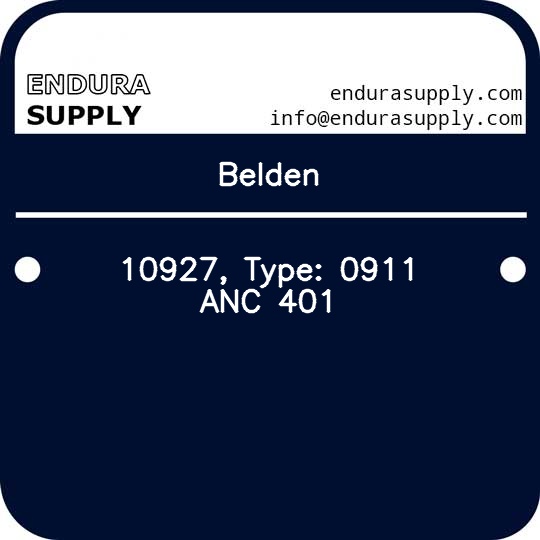 belden-10927-type-0911-anc-401