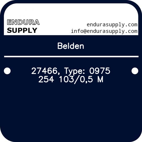 belden-27466-type-0975-254-10305-m