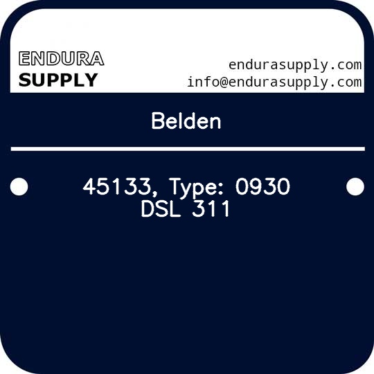 belden-45133-type-0930-dsl-311