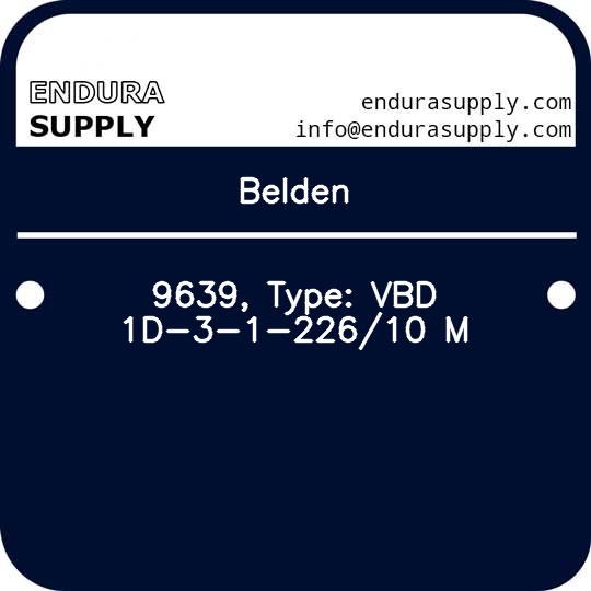 belden-9639-type-vbd-1d-3-1-22610-m