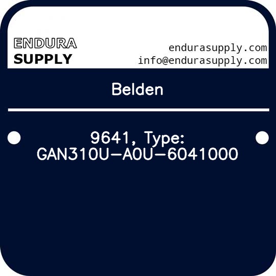 belden-9641-type-gan310u-a0u-6041000