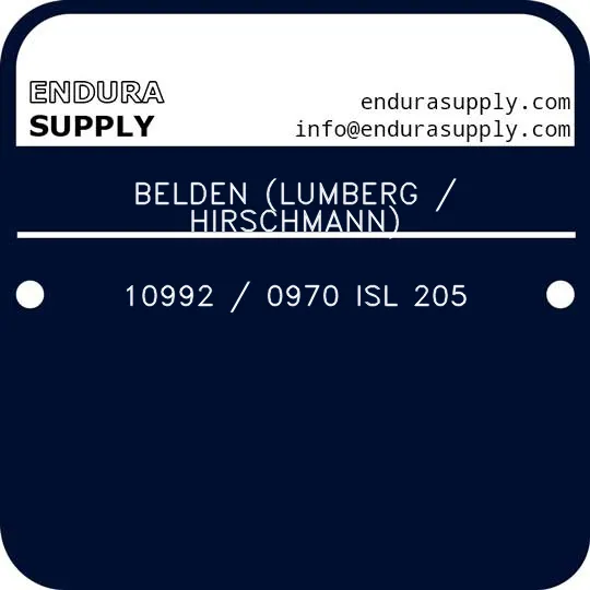 belden-lumberg-hirschmann-10992-0970-isl-205