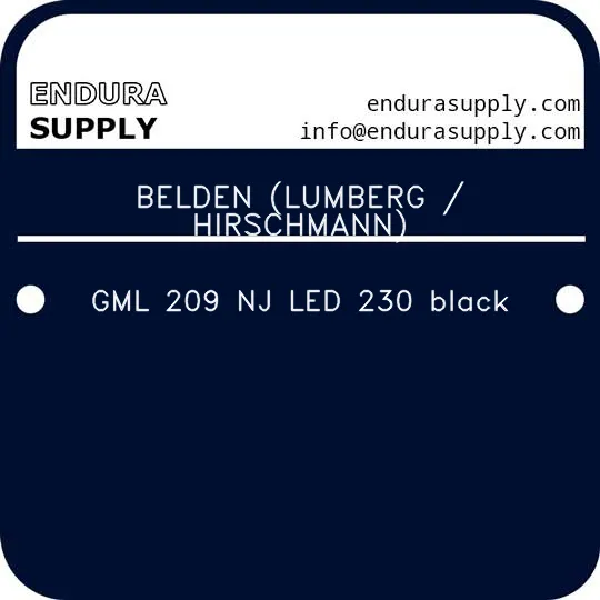 belden-lumberg-hirschmann-gml-209-nj-led-230-black