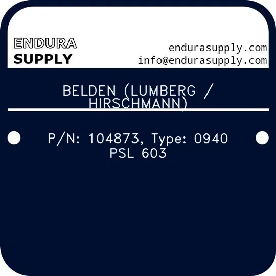 belden-lumberg-hirschmann-pn-104873-type-0940-psl-603