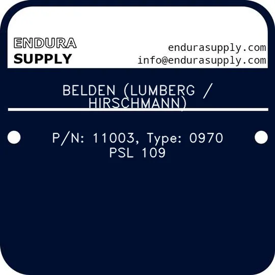belden-lumberg-hirschmann-pn-11003-type-0970-psl-109
