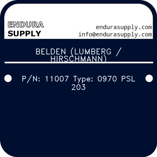 belden-lumberg-hirschmann-pn-11007-type-0970-psl-203