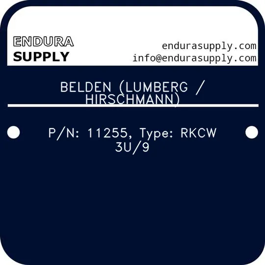 belden-lumberg-hirschmann-pn-11255-type-rkcw-3u9