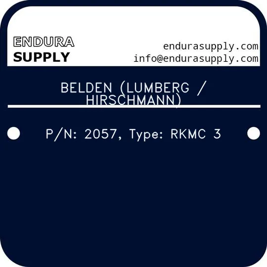 belden-lumberg-hirschmann-pn-2057-type-rkmc-3