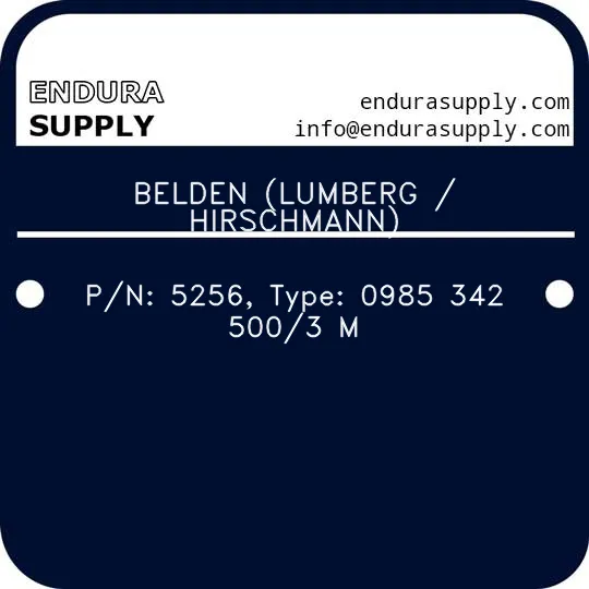 belden-lumberg-hirschmann-pn-5256-type-0985-342-5003-m