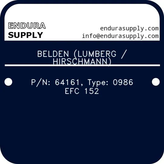 belden-lumberg-hirschmann-pn-64161-type-0986-efc-152