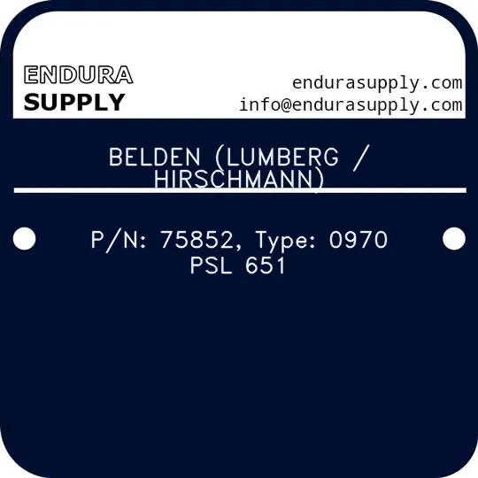 belden-lumberg-hirschmann-pn-75852-type-0970-psl-651