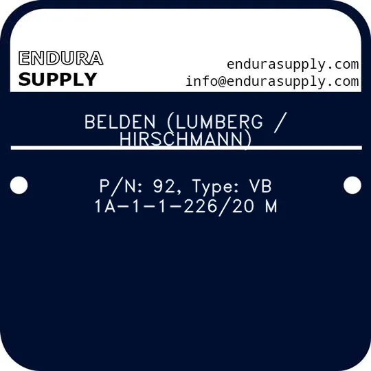 belden-lumberg-hirschmann-pn-92-type-vb-1a-1-1-22620-m