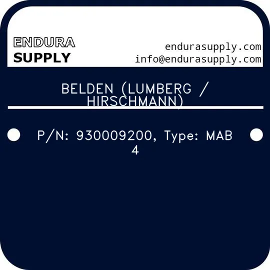 belden-lumberg-hirschmann-pn-930009200-type-mab-4