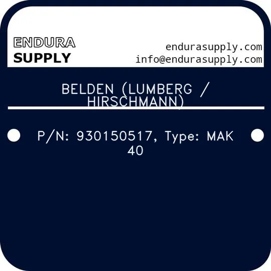 belden-lumberg-hirschmann-pn-930150517-type-mak-40