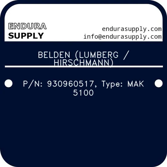 belden-lumberg-hirschmann-pn-930960517-type-mak-5100
