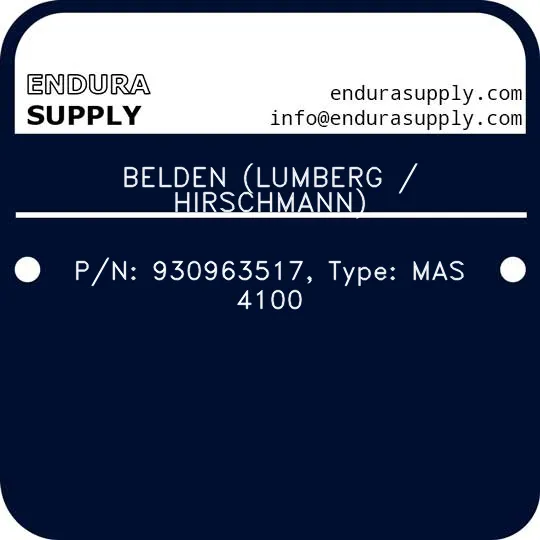 belden-lumberg-hirschmann-pn-930963517-type-mas-4100