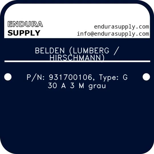 belden-lumberg-hirschmann-pn-931700106-type-g-30-a-3-m-grau