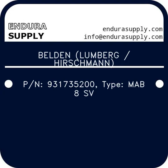 belden-lumberg-hirschmann-pn-931735200-type-mab-8-sv