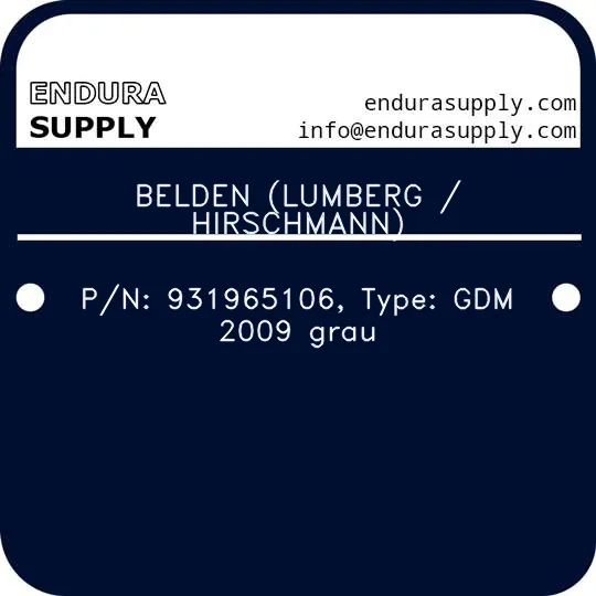 belden-lumberg-hirschmann-pn-931965106-type-gdm-2009-grau