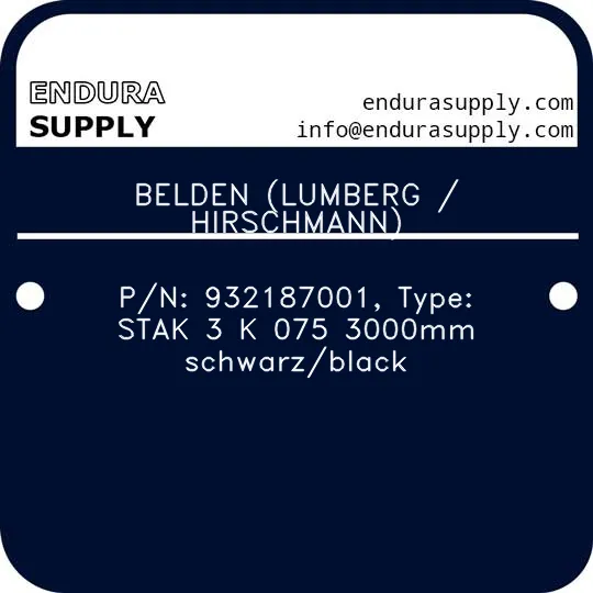 belden-lumberg-hirschmann-pn-932187001-type-stak-3-k-075-3000mm-schwarzblack