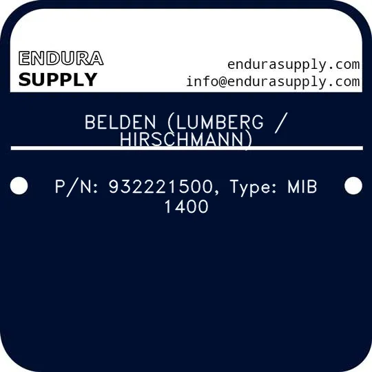 belden-lumberg-hirschmann-pn-932221500-type-mib-1400