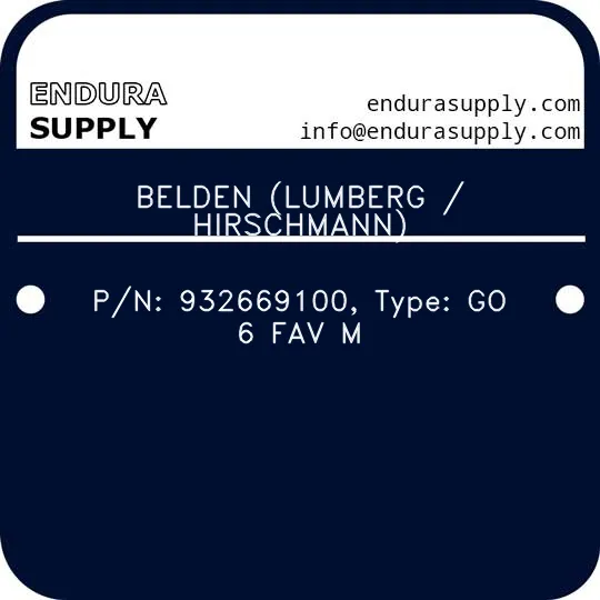 belden-lumberg-hirschmann-pn-932669100-type-go-6-fav-m