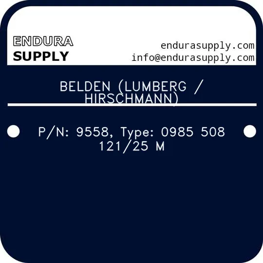 belden-lumberg-hirschmann-pn-9558-type-0985-508-12125-m