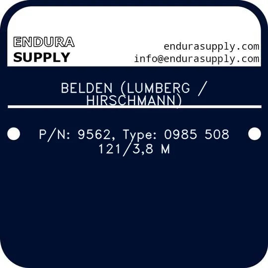 belden-lumberg-hirschmann-pn-9562-type-0985-508-12138-m