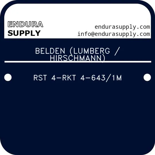 belden-lumberg-hirschmann-rst-4-rkt-4-6431m